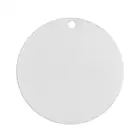 Медные Пустые штамповочные бирки Doreen Box, круглые подвески для ожерелья серебряного цвета, диаметр 25 мм (1 