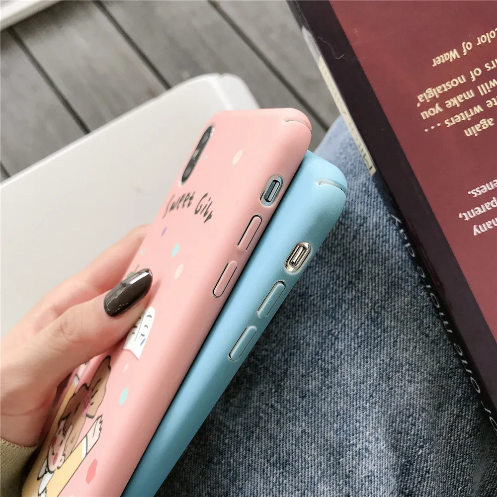 For Huawei P30 P20 Lite Pro Mate 30 20 Cartoon Girl And Boy Hard PC Case Honor 10 9i 10i 8X Cover |