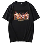 2021 футболка с японским аниме для мужчин Slam Dunk, летняя уличная футболка с принтом для мужчин и женщин в спортивном стиле, свободная футболка с коротким рукавом для мужчин