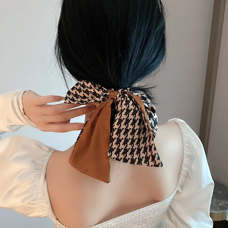 

Эластичные резинки для волос с богемным принтом для женщин и девушек, резинки с бантом, повязка на голову, завязки для волос, держатель для к...