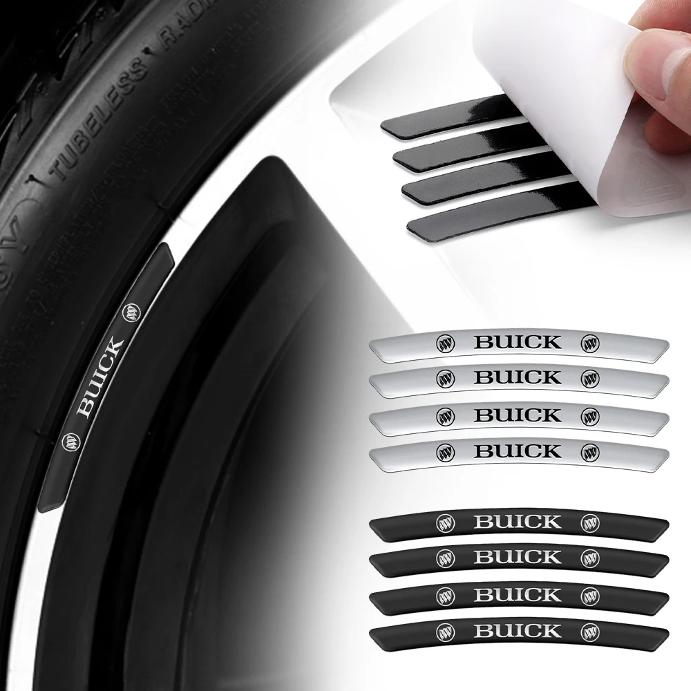 

4pcs Car Decal Sticker Wheels Rims Racing Car Sticker Styling For Buick Regal Envision Lacrosse Encore Excelle Enclave Verano