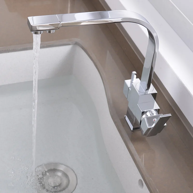 Кран для питьевой воды с поворотом на 360 градусов кран кухни фильтром|Смесители