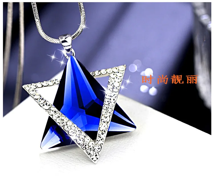 New Personalized Creative Six-star Custom Jewelry LongNecklace for Women Female Necklace Pendant Love Best Friends Gift | Украшения и