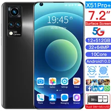 Gobal Version Cellphone X51PRO+ 7.2 Inch Surface Screen 12GB RAM 512GB ROM 6800mAh Andriod 10 Smartphones Celulares Mobilephone (2)