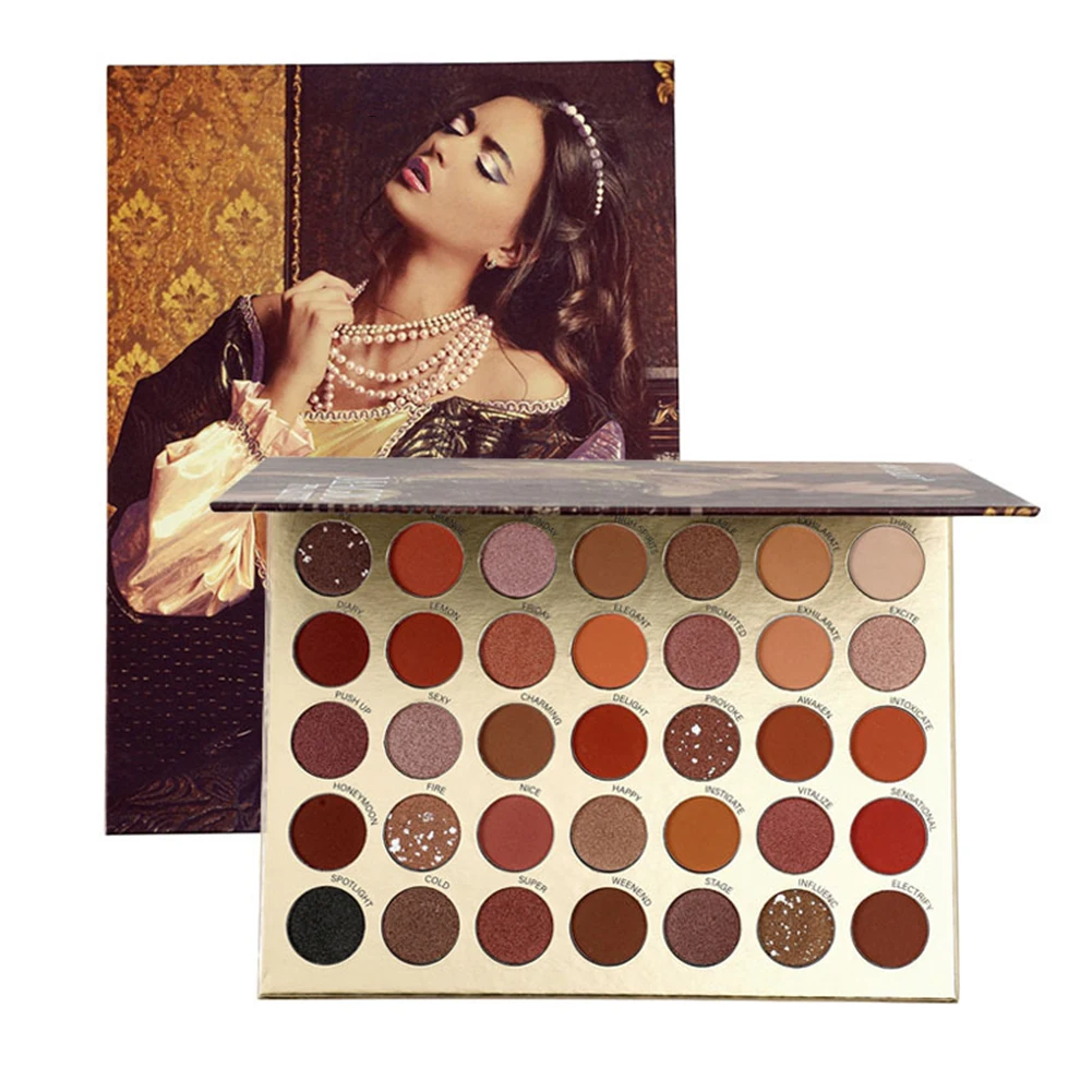 

35Colors Eyeshadow Palette Multi-Color Anti-Sweat Matte Glitter Eye Shadow Make Up Beauty Palette