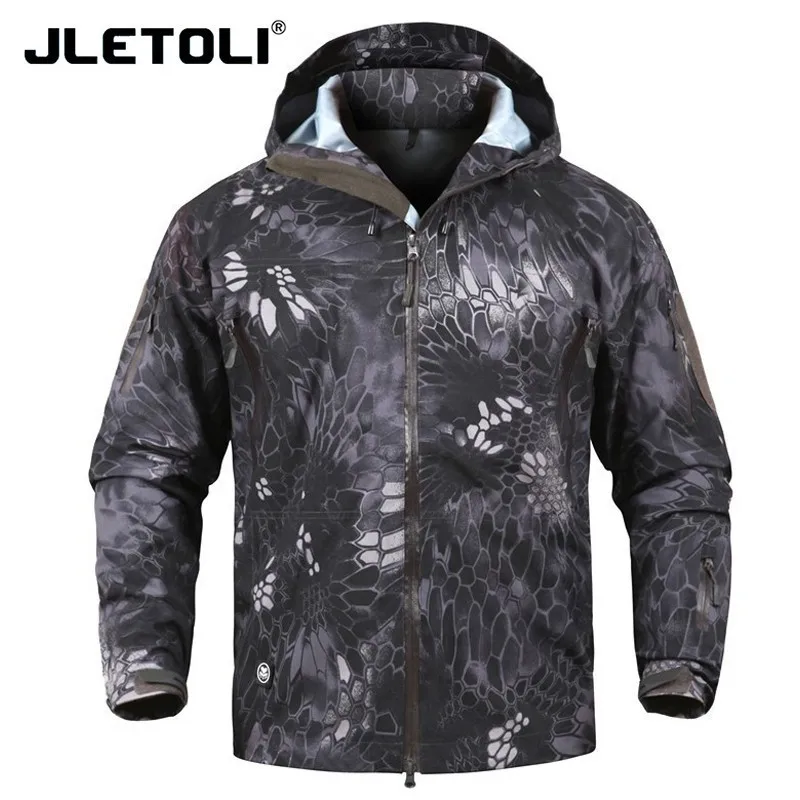 HMW JLETOLI, водонепроницаемая куртка, ветровка, зимняя, для улицы, походная куртка, для мужчин и женщин, пальто, ветрозащитная, жесткая оболочка, куртка, тактическая одежда - Цвет: HMW