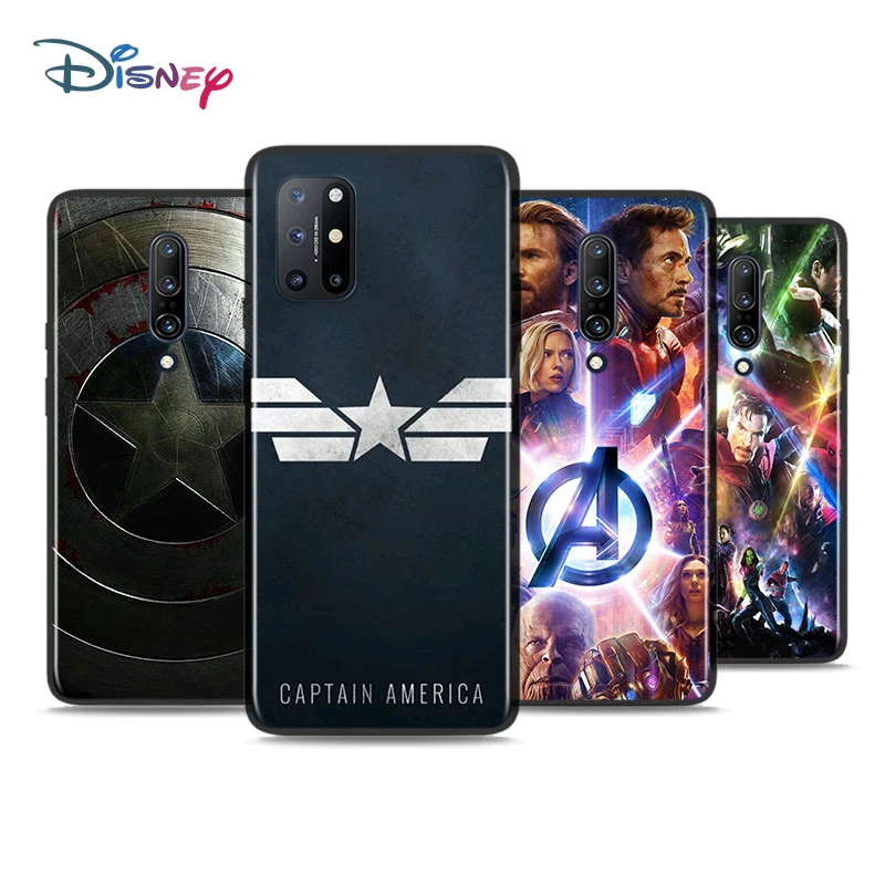 silicone cover avengers captain america for oneplus nord n10 n100 8t 7t 6t 5t 8 7 6 pro plus phone case shell coque free global shipping