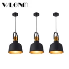Промышленные Ретро подвесные лампы, алюминиевые Ретро Потолочные Подвесные лампы s, черные светодиодные подвессветильник пы для ресторана, бара, светильник щения