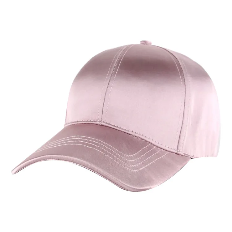 Закрытым носком Для мужчин повседневная атласная Твердые бейсболки дышащая и