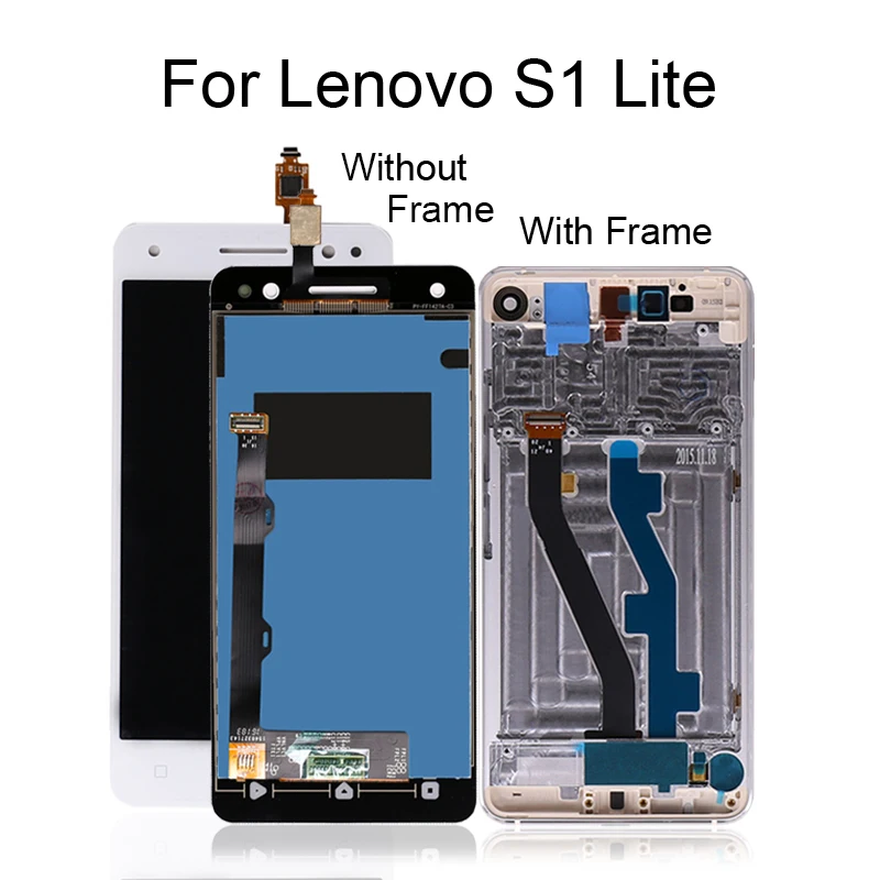 ЖК дисплей для Lenovo Vibe S1 Lite сенсорный экран S1LA40 дигитайзер + рамка сменный