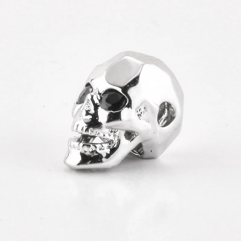 Бусины с черепами для изготовления ювелирных изделий медные бусины микро