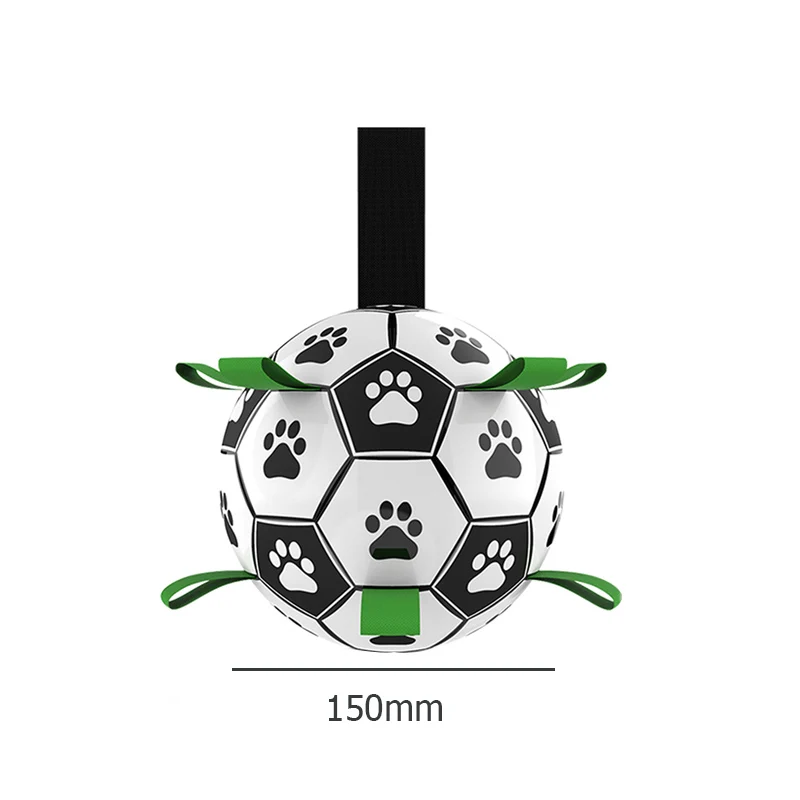 

15cm Interactive Football Toys For Large Dogs Bite Resistant TPU Ball Pets Toy For Small Dogs Outdoor Dog Training Accessories