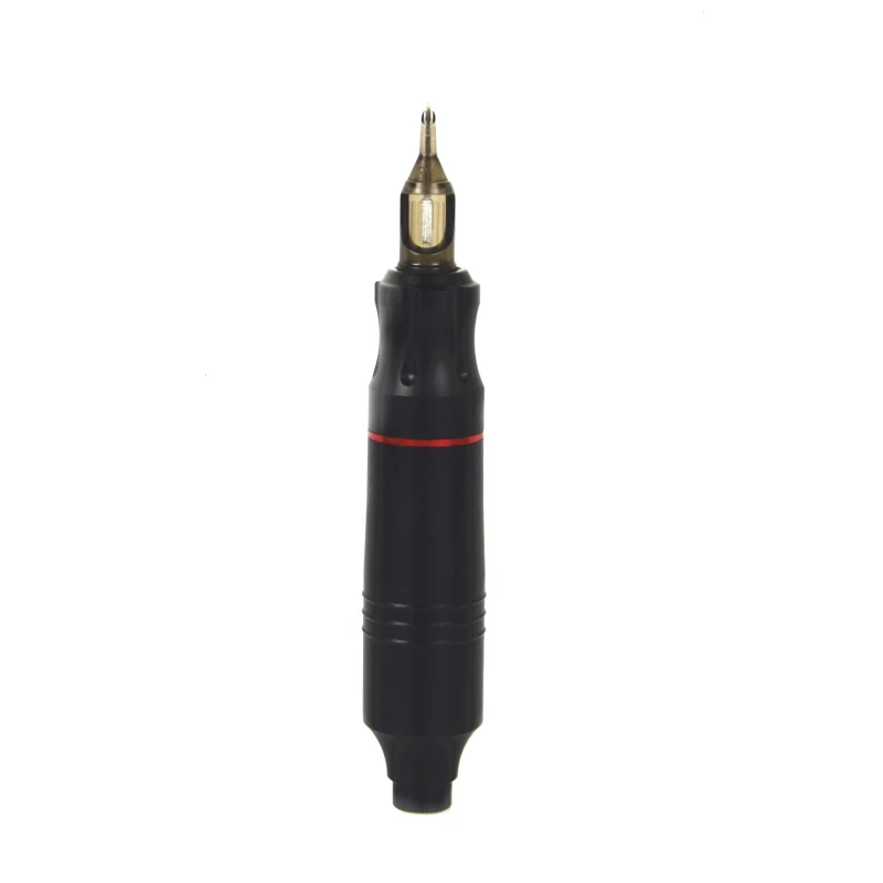 Black pen Новая татуировка роторная машинка ручка Мощный Тихий с бронком lcd тату мощность картридж татуировки комплект - Цвет: Black pen