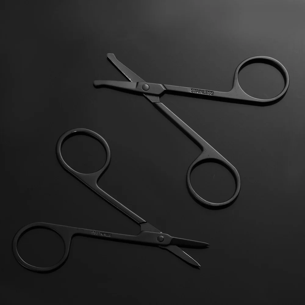 1PC Stainless Steel Eyebrow Scissor Trimmer Lashes Nose Hair Manicure Cutter Nail Makeup Tool | Красота и здоровье