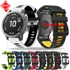 Ремешок силиконовый для наручных часов Garmin Fenix 7 7X 5 5X Plus 3 HR 6X 6 Pro 935 MK2 Epix, 22 мм