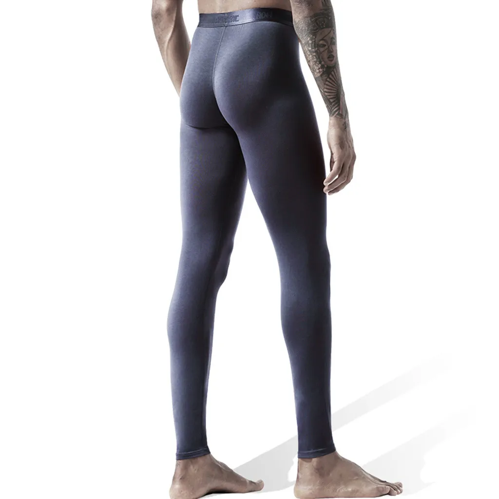 Compression Leggings Men Elastic Gym Fitness Pants Stretch Breathe Thermal Separation Slim Jogging Sport Gh4 | Мужская одежда