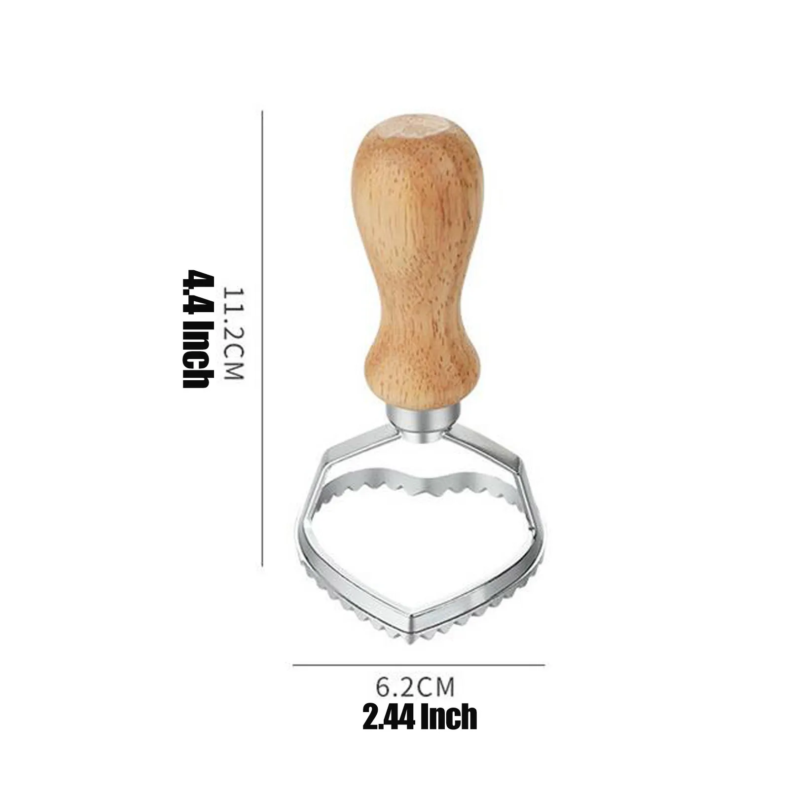 

Heart-shaped Pasta Hand-Cutting Machine Embossed Biscuit Dumpling Embossing Machine Biscuit Touch Tool With Roller Cutting