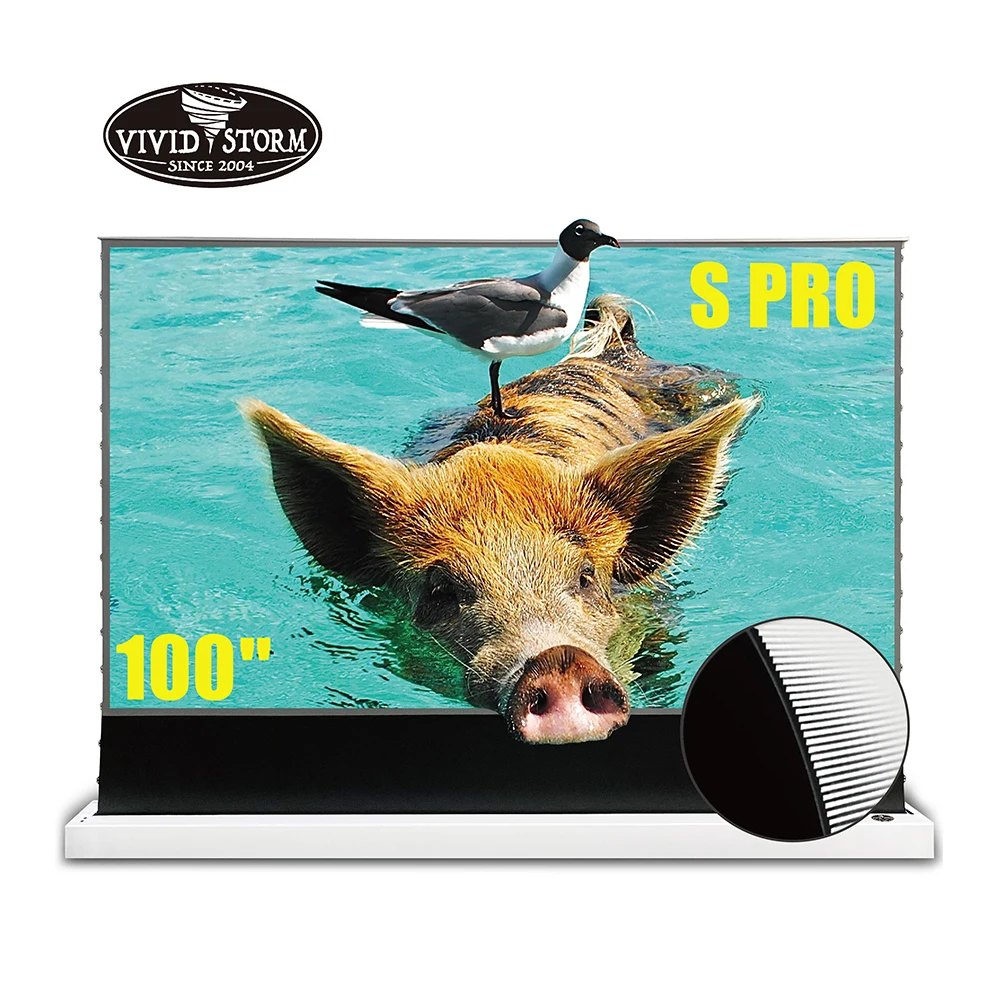 Проекционный экран VIVIDSTORM S PRO портативный 100 дюйма для проектора 4k | Электроника