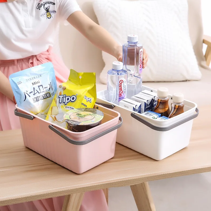 Портативная корзина для ванной комнаты прямоугольная одежда гель душа