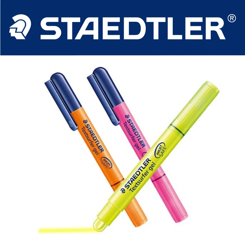 5 шт STAEDTLER 264 цветной хайлайтер ротационная губная помада дизайн Твердый хайлайтер чернила заправка канцелярские принадлежности офисные школьные принадлежности