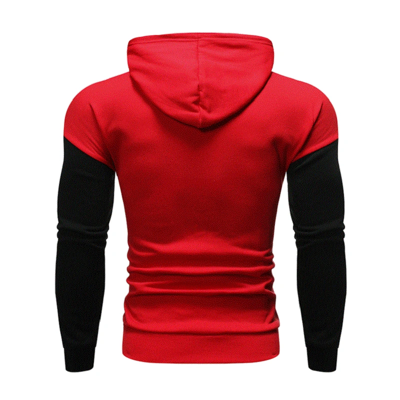 

ZOGAA Hoodies Men Hot Sale Patchwork All-match Spring New Men's Sports Leisure Pullover Sweater Slim-fit Sweatshirt Trendy Male