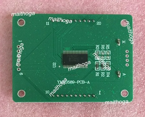 20P HTN положительная двухрядная 4-разрядная сегментная ЖК-панель модуль с