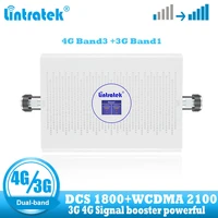 lintratek cellular internet communication amplifier 3g 4g network wcdma signal booster repeater dcs lte 1800 umts 2100 repeater