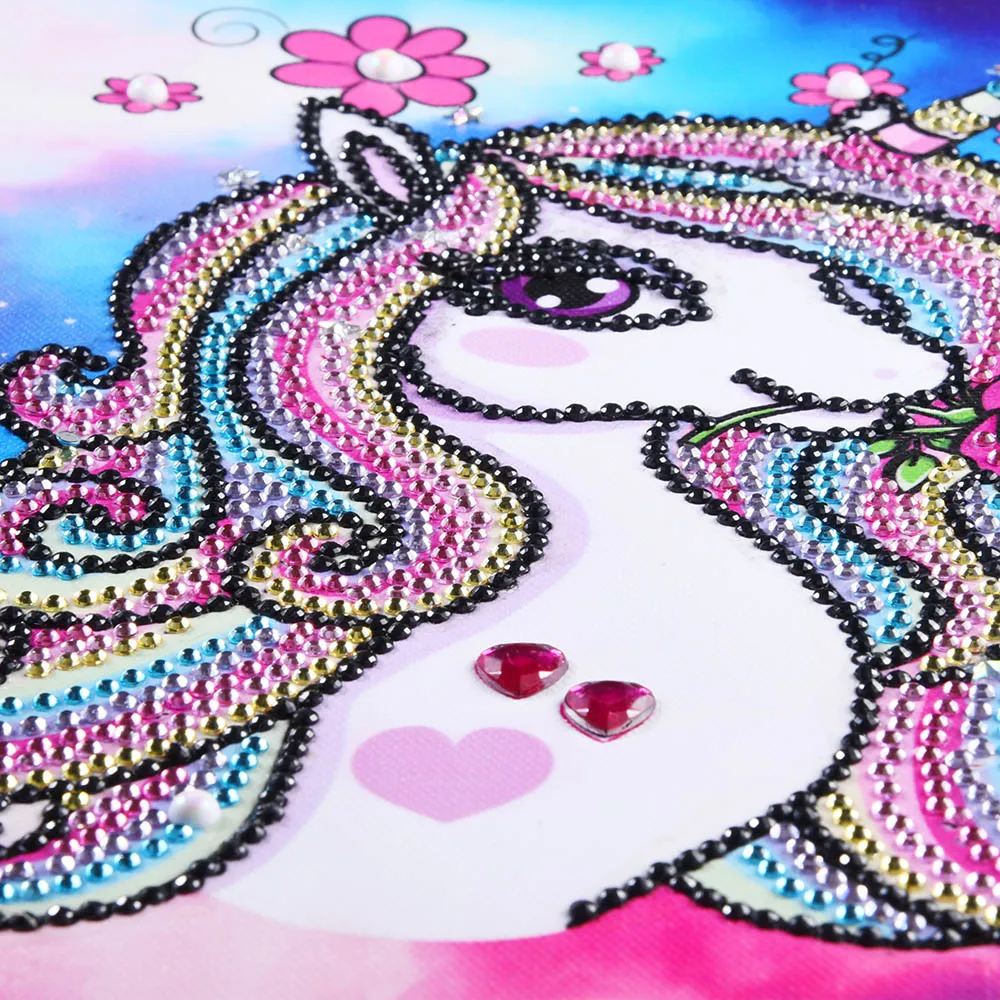 Алмазная живопись 5D мультяшный единорог принцесса пони чужой мозаика вышивка