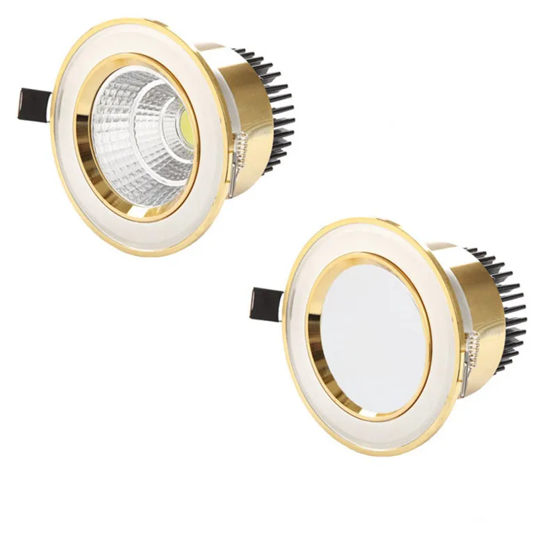 

1Pcs Round Dimmable LED Downlight Home Ceiling Spotlight 5W~30W Embedded Adjustable Angle Clothing Store Opening Light