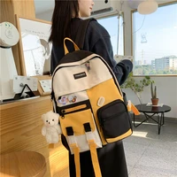 kawaii backpack women waterproof travel rucksack high school bags for teenage girls bookbag femal cute fancy mochila