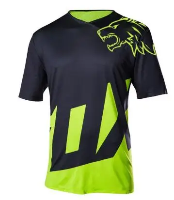 2021 красные мужские трикотажные изделия для мотокросса с коротким рукавом езды на