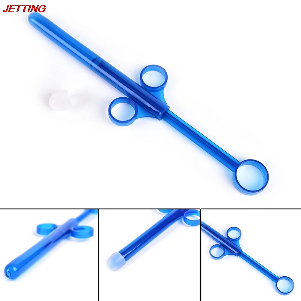 Персональный аппликатор для смазки маслом с шприцем для клизмы, инжектор смазки, секс-игрушка для очистки анального влагалища "Inject on".