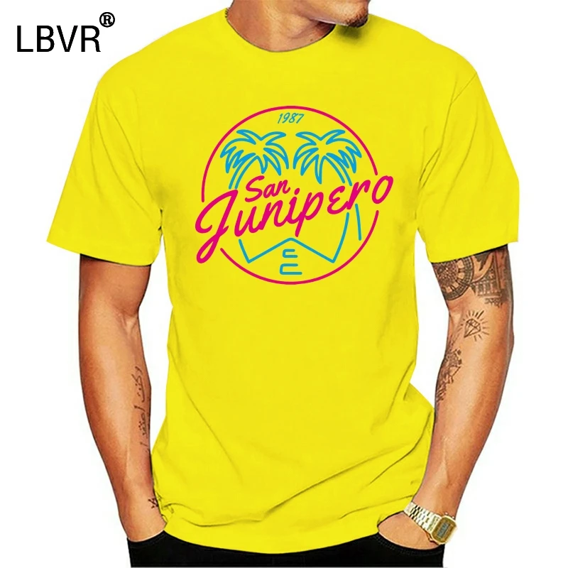 Футболка-черная футболка с зеркальным принтом сан-джунираз для детей и