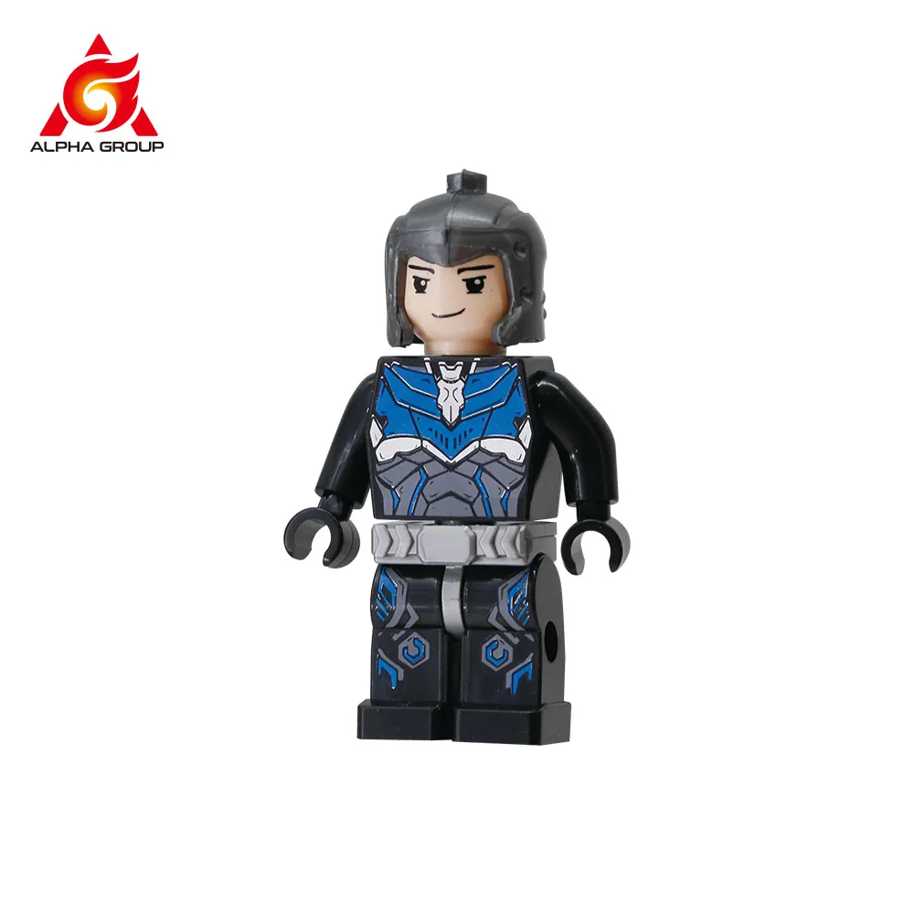 Мудрый блок небольшие блоки броня герой игрушечный супервоин-цунами