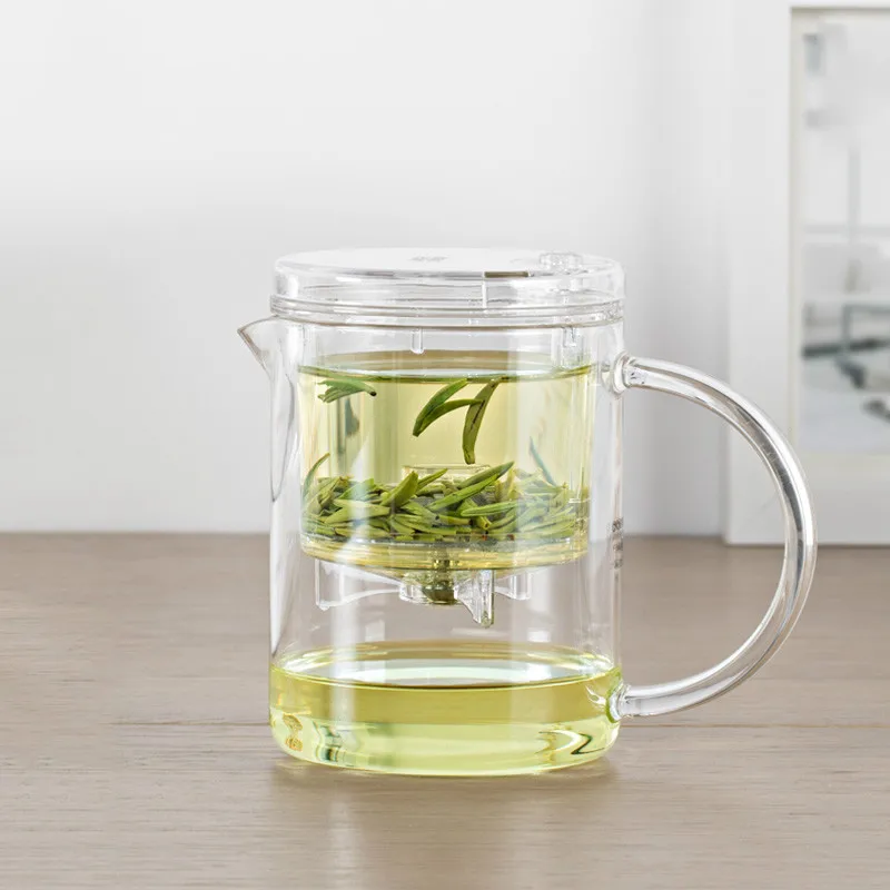 Чайный сервиз стеклянный чайник бытовой фильтр для напитков чайный горшок
