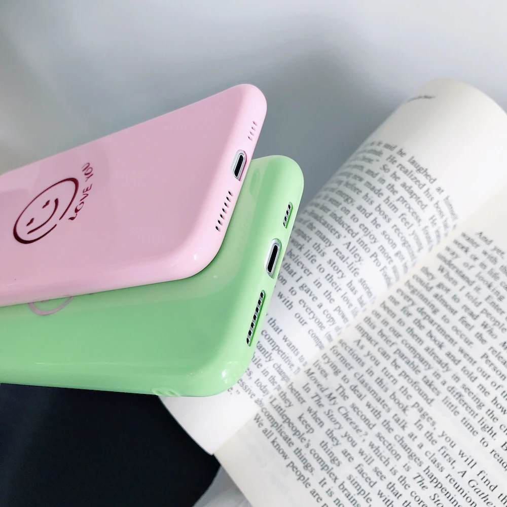 Brand NEW Candy Cute Love You Soft Case for iPhone X Xs XR XsMax 8Plus 8 7Plus 7 6 6s Plus 11Pro 11ProMax 11 Phone Cover | Мобильные