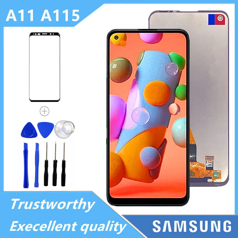 

6.4'' A115 Lcd For Samsung Galaxy A11 LCD Display Touch Screen Assembly For Samsung A115F A115F/DS Lcd + service pack