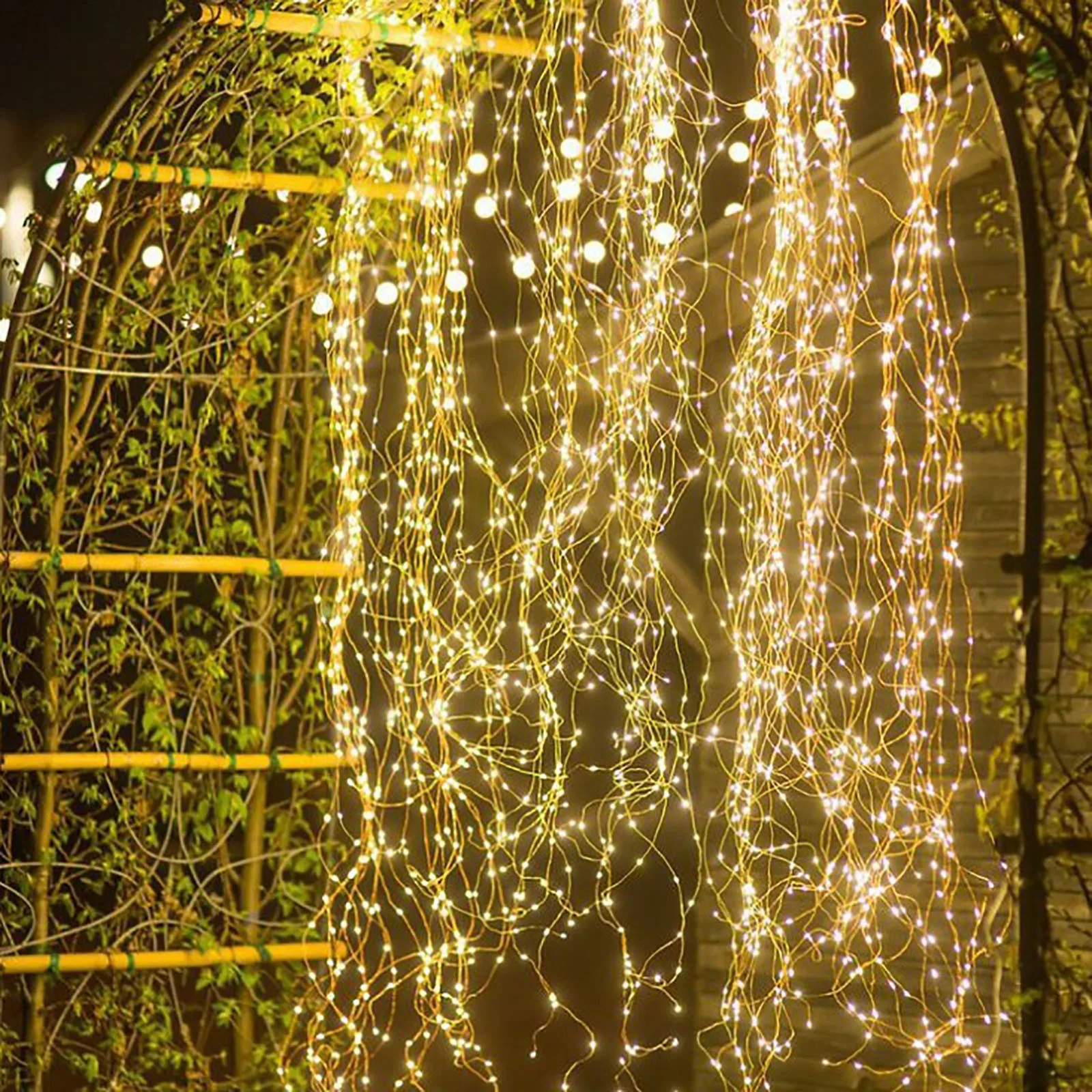 Праздничная гирлянда на дерево 2 м сказосветильник ствол дерева навес