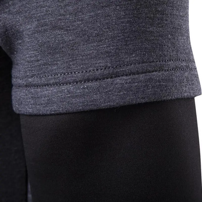 

New Solid Color Men's Long-sleeved T-shirt O-neck Polyester Splicing Slim Sweatshirt Fashion Hip Hop Tracksuit Men Streetwear