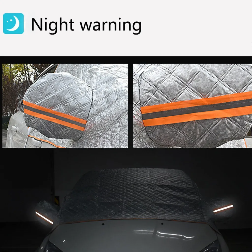 

Car Windshield Snow Cover Sun Shade Protector Thicker Snow Protection Cover Winter Waterproof Dustproof Snowproof Cover