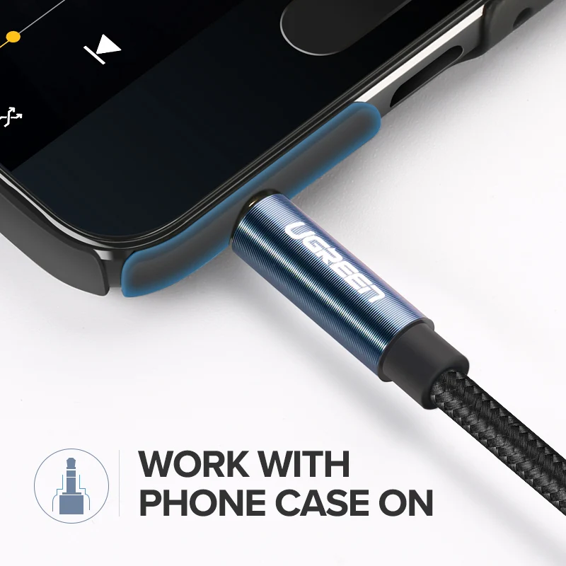 UGREEN 3 5 мм Adudio кабель AUX шнур папа плетеный для Jack автомобиля дома стерео iPhone iPad