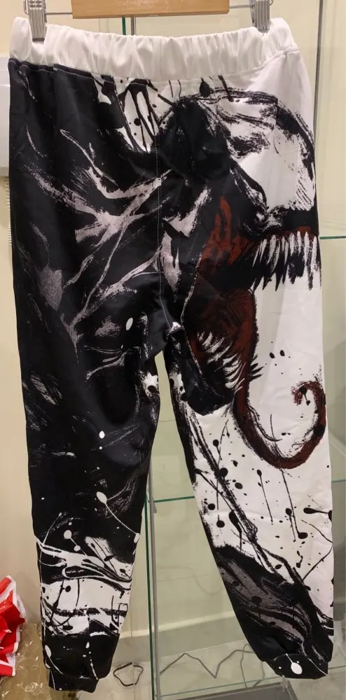Брюки Venom повседневные джоггеры с 3D принтом унисекс модные мужские повседневные свободные забавные тренировочные брюки S508