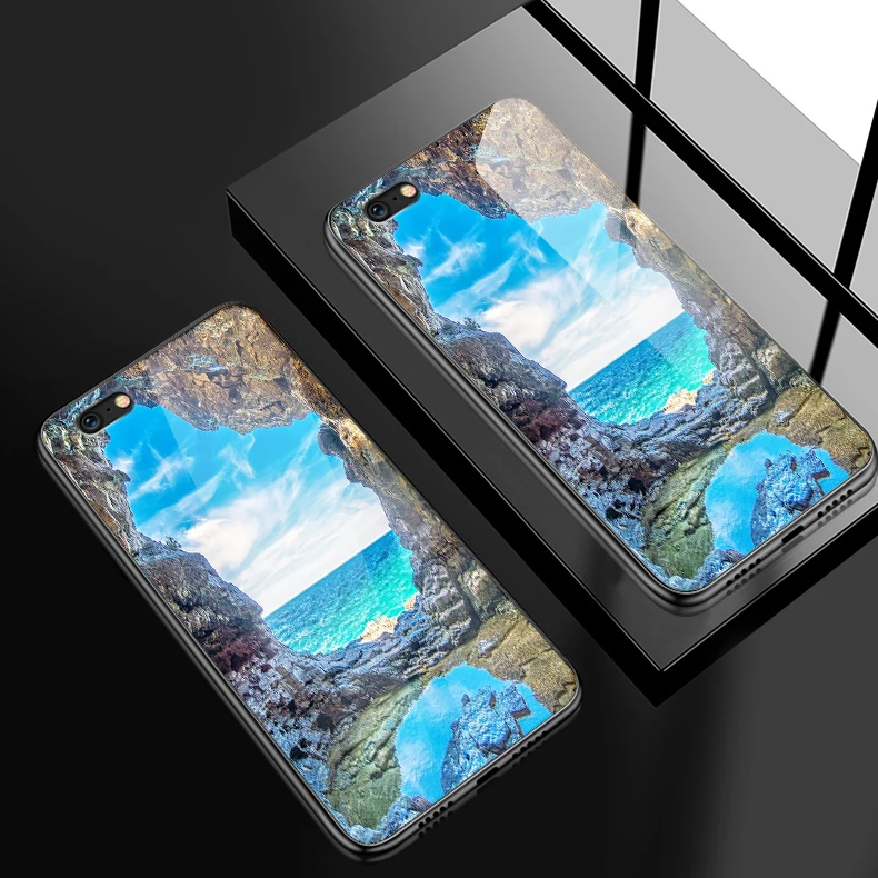 H115 Противоударный жесткий чехол для iPhone 5S, SE 6 6S 7 8 Plus XR XS MAX для Meizu M5 M6 M8 M9 Note 16th Plus Роскошный чехол из закаленного стекла - Цвет: H115