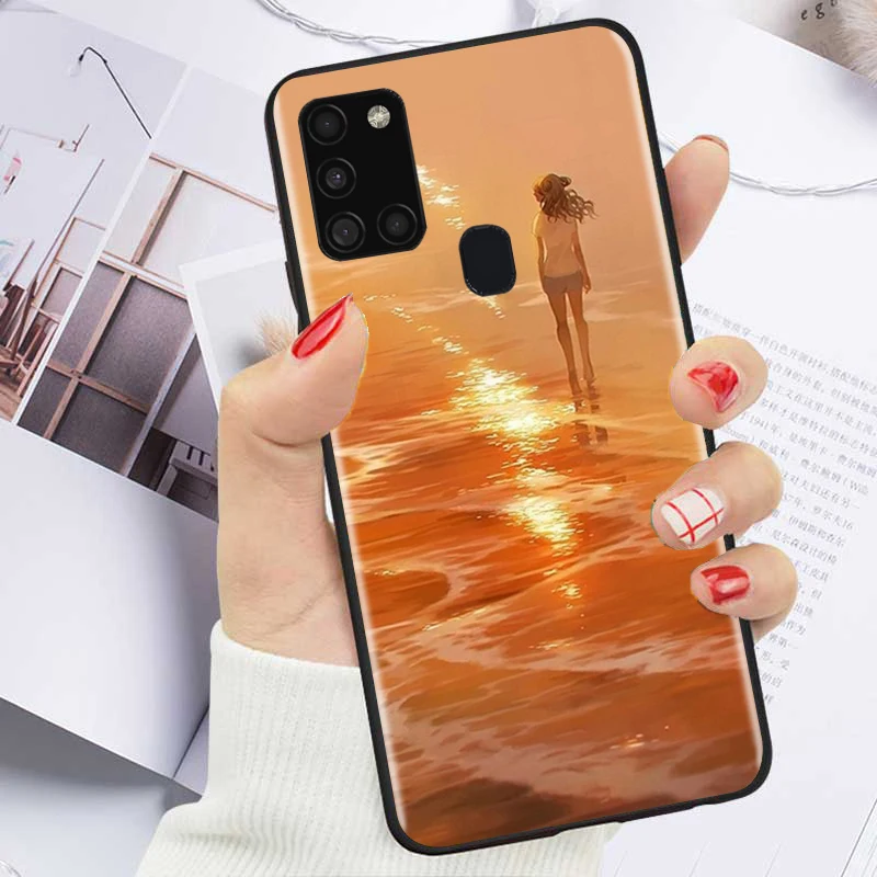 

Mermaid Bridge The Sea Phone Case For Samsung Galaxy A42 5G A41 A11 A21S Cases Funda Soft TPU Coque