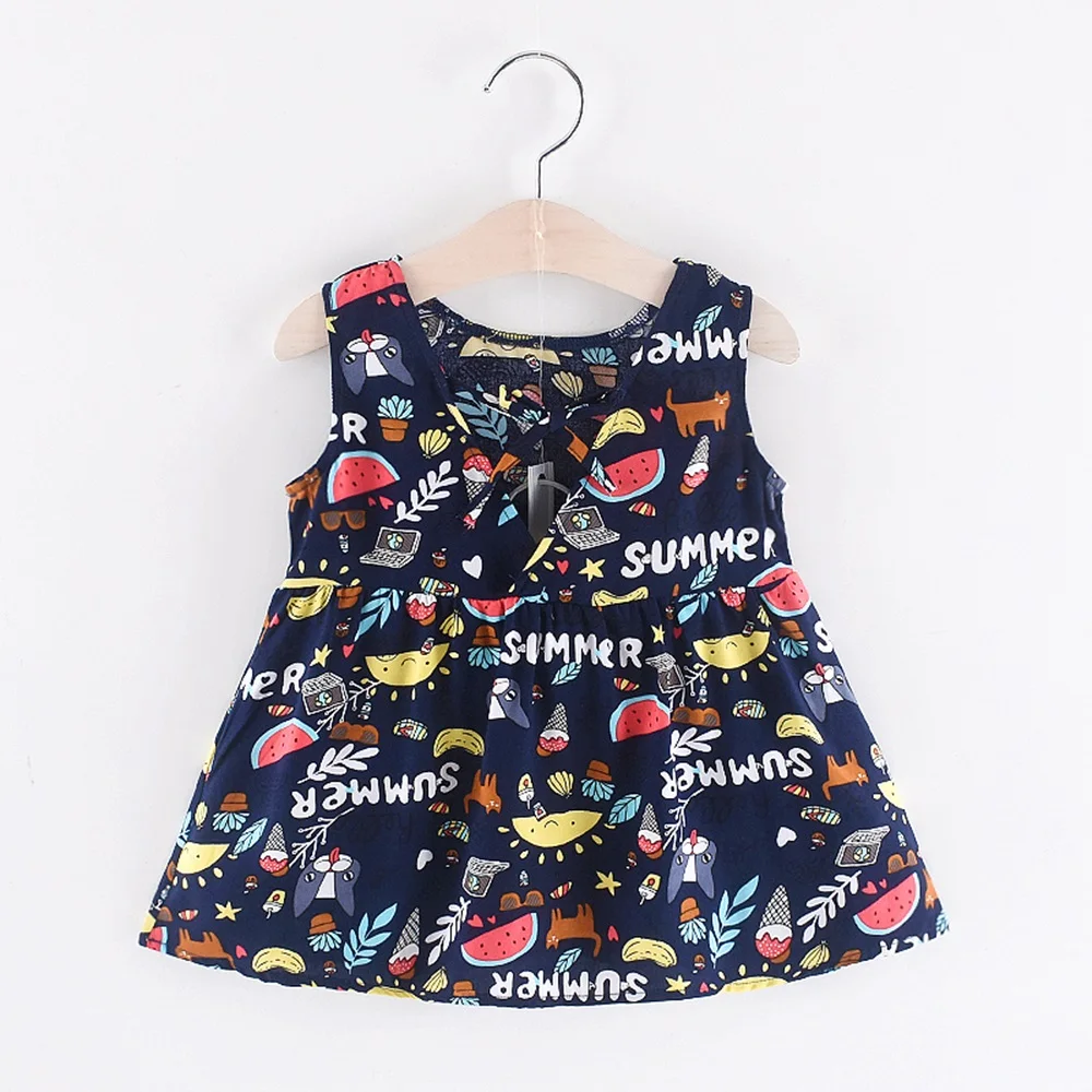 Новое Детское платье детская одежда принцессы летние новые модные детские