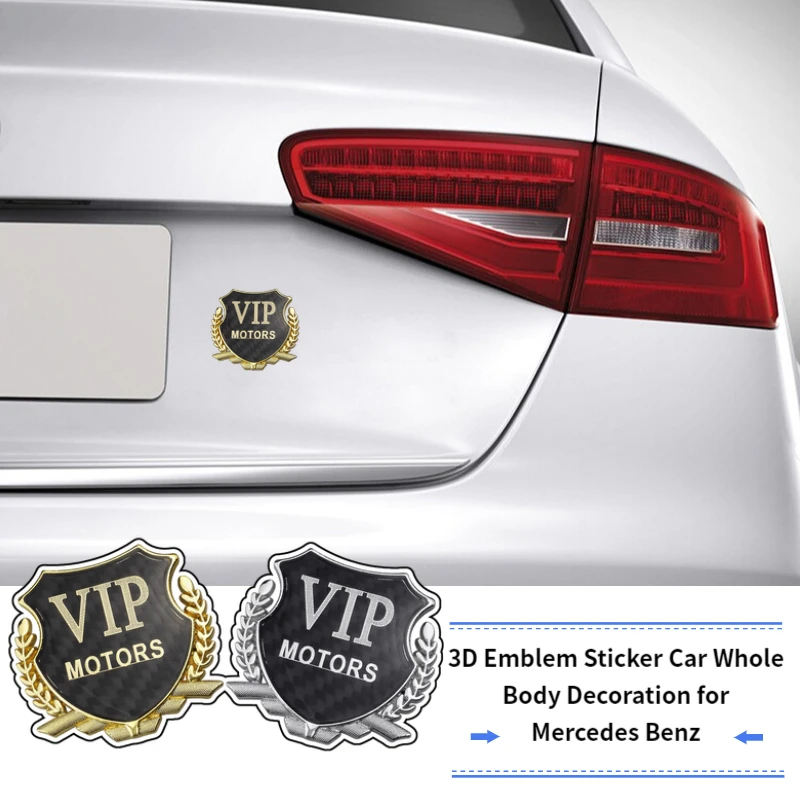 

3D Emblem Sticker Car Body Badge Decoration for Mercedes Benz W203 W204 W205 W210 W211 W212 W213 A B C E S Class Accessories