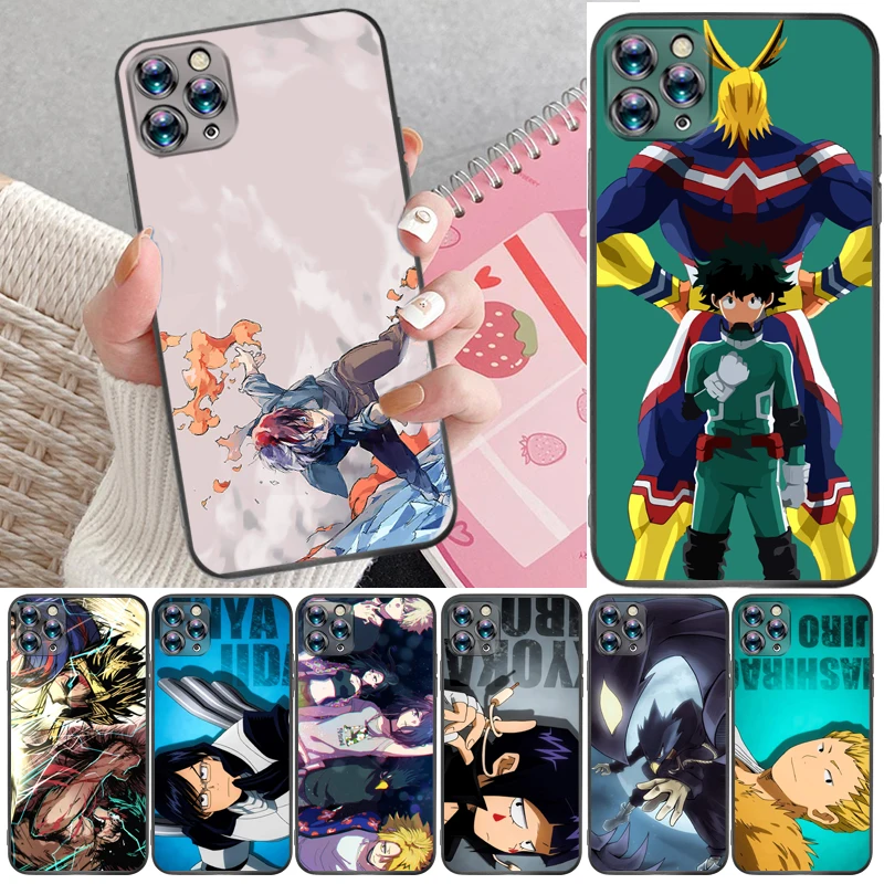 

My Hero Academia Tomura Boku Dabi Shigaraki Todoroki Shouto Bakugou Katsuki Phone Case For iPhone 11 Pro Max Back Cover Cases