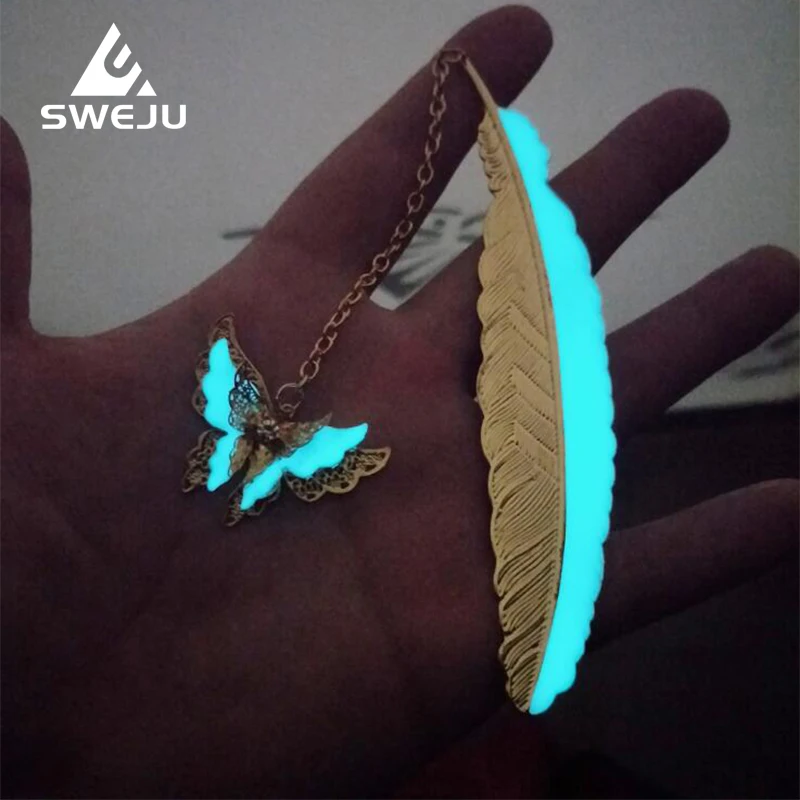 Маркеры для книг с бабочками светящаяся металлическая книга студенческий