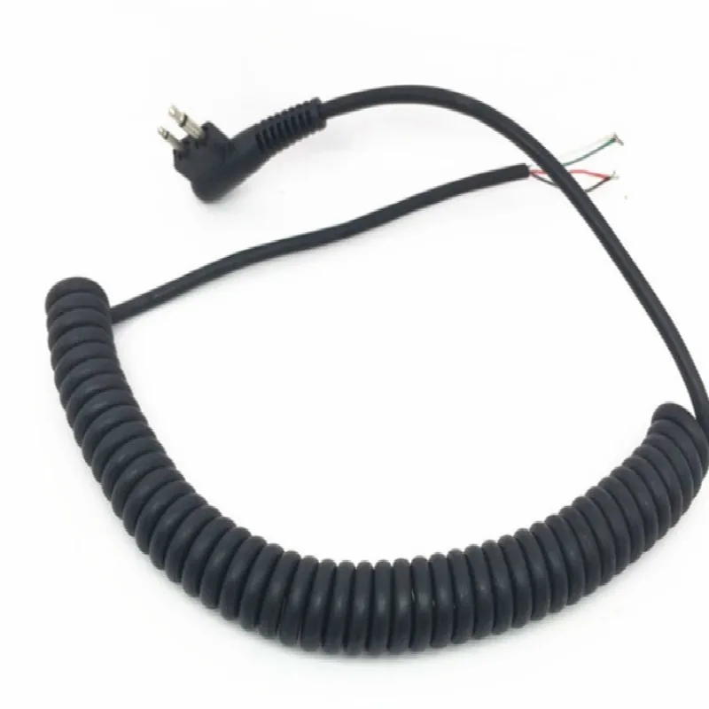 

OPPXUN 5pcs 2PIN handheld microphone cable for Motorola GP88S GP2000 GP3688 GP3188 GP300 two-way radio