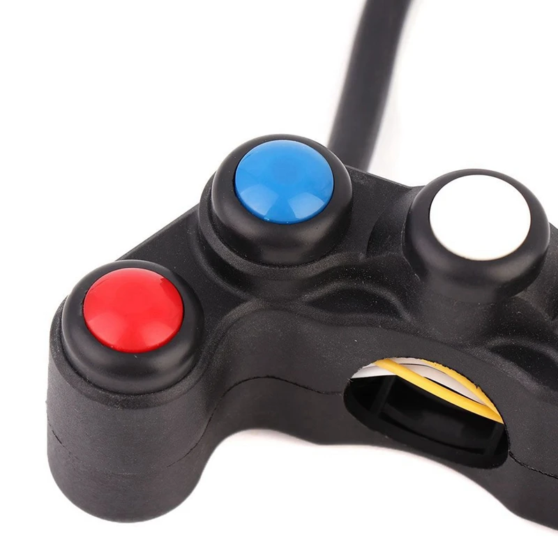 

Universal 5 button Array Motorcycle Switches Race Bikes Motocross 22mm Handlebar Switches Assembly Handle bar switch